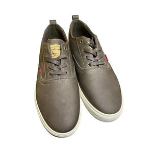LEVI'S Men's Ethan Napa faux Leather Casual Shoes, Levis Red Tab sneakers Size 9